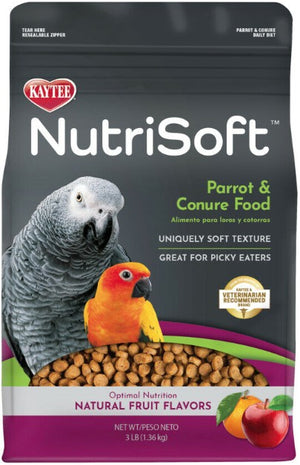 9 lb (3 x 3 lb) Kaytee NutriSoft Conure and Parrot Food