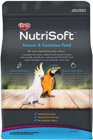 9 lb (3 x 3 lb) Kaytee NutriSoft Macaw and Cockatoo Food