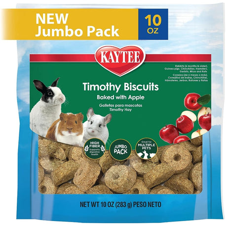 10 oz Kaytee Timothy Biscuits Baked Treat with Apple