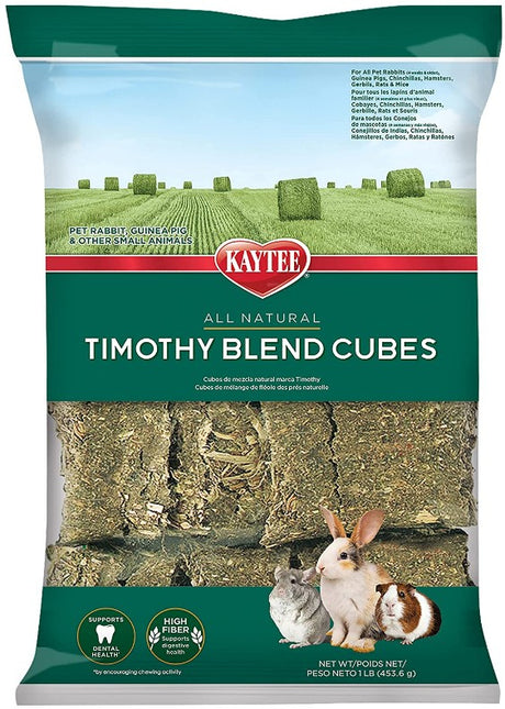 6 lb (6 x 1 lb) Kaytee Natural Timothy Blend Cubes