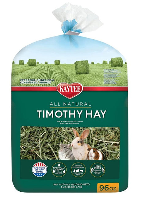 288 oz (3 x 96 oz) Kaytee All Natural Timothy Hay
