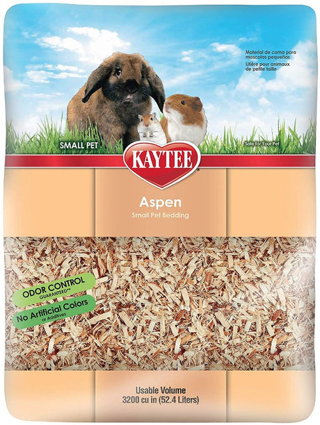 209.6 liter (4 x 52.4 L) Kaytee Aspen Small Pet Bedding and Litter