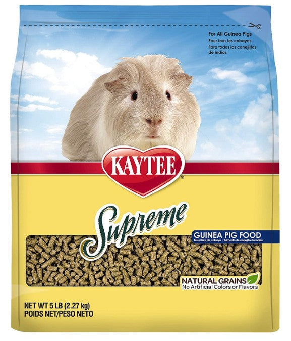 30 lb (6 x 5 lb) Kaytee Supreme Fortified Daily Diet Guinea Pig