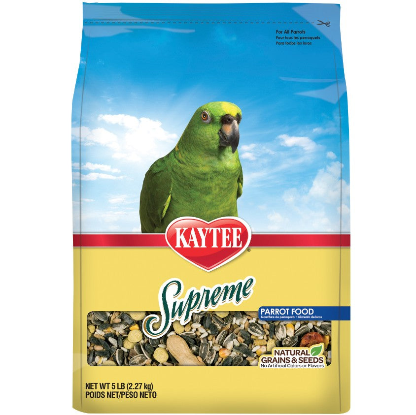 15 lb (3 x 5 lb) Kaytee Supreme Fortified Daily Diet Parrot Food