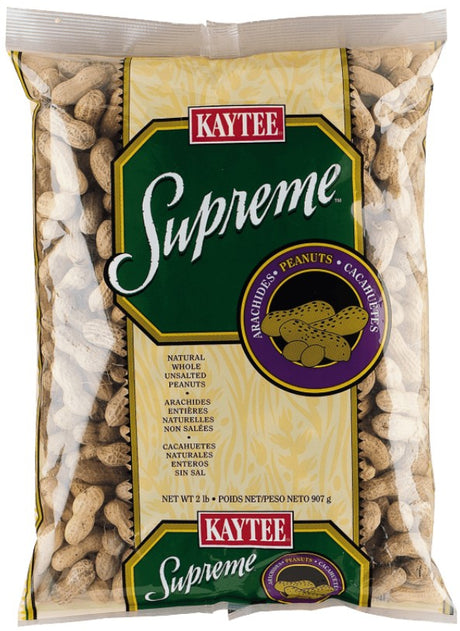 2 lb Kaytee Supreme Peanuts for Birds and Small Pets