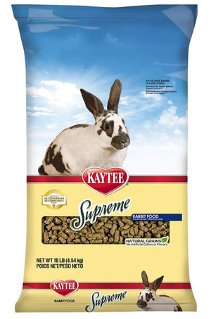 10 lb Kaytee Supreme Fortified Daily Diet Rabbit Pellets