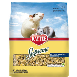 24 lb (6 x 4 lb) Kaytee Supreme Fortified Daily Diet Rat and Mouse