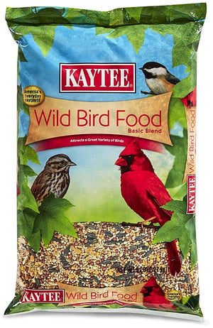 15 lb (3 x 5 lb) Kaytee Wild Bird Food Basic Blend with Grains and Black Oil Sunflower Seed