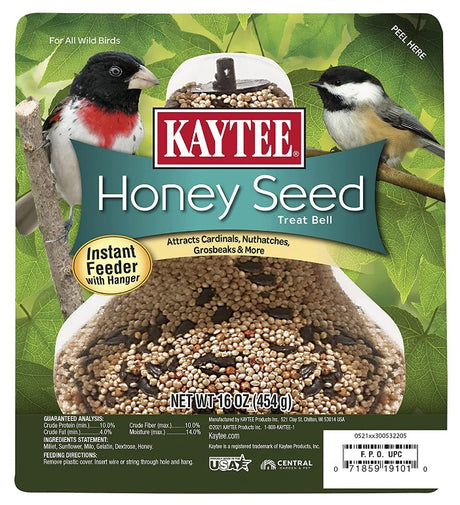 1 lb Kaytee Honey Seed Treat Bell for Wild Birds