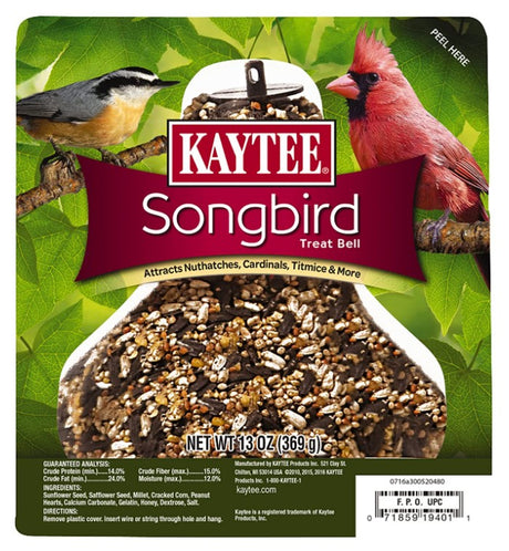78 oz (6 x 13 oz) Kaytee Songbird Treat Bell for Wild Birds