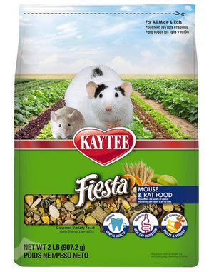 12 lb (6 x 2 lb) Kaytee Fiesta Mouse and Rat Food