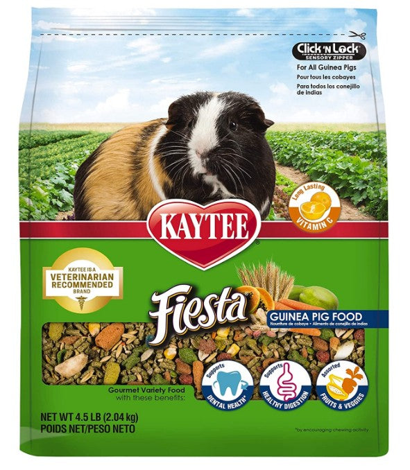 4.5 lb Kaytee Fiesta Gourmet Variety Diet for Guinea Pigs