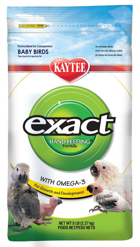 10 lb (2 x 5 lb) Kaytee Exact Hand Feeding Formula for All Baby Birds