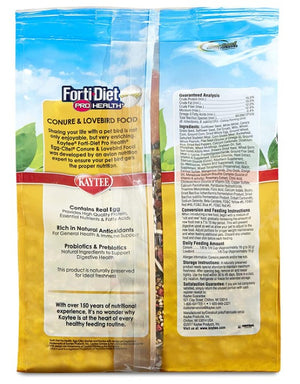 3 lb Kaytee Forti Diet Pro Health Egg-Cite! Healthy Support Diet Conure and Lovebird
