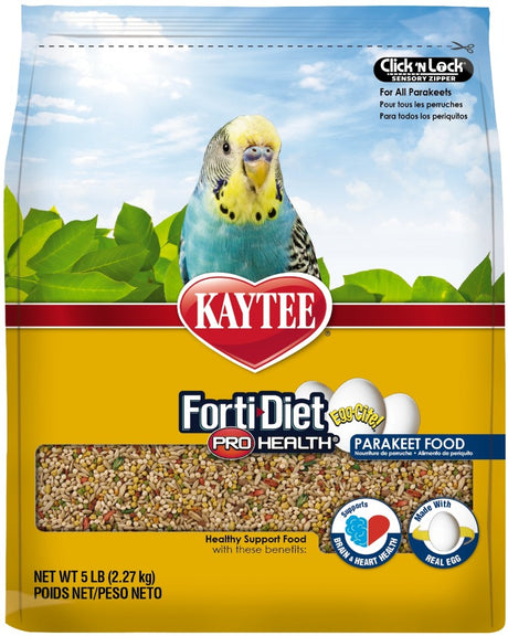 Kaytee Forti Diet Pro Health Egg-Cite! Healthy Support Diet Parakeet - PetMountain.com