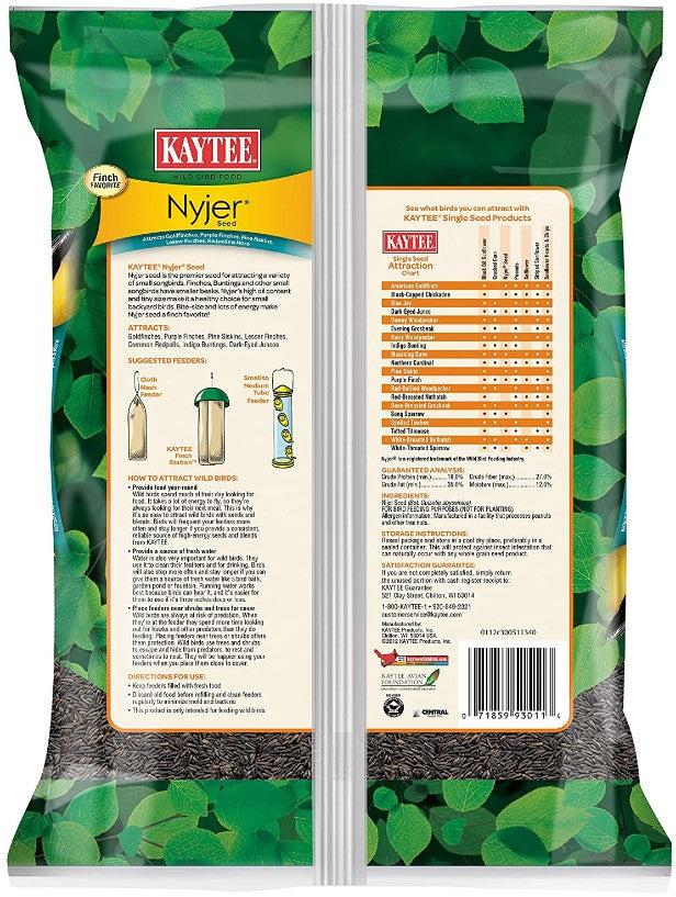 9 lb (3 x 3 lb) Kaytee Nyjer Seed Wild Bird Food