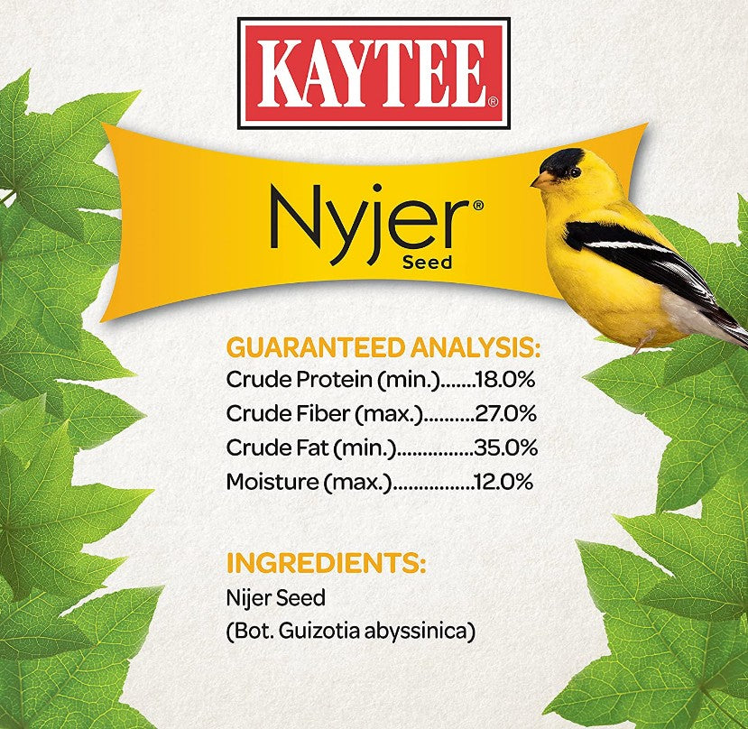 9 lb (3 x 3 lb) Kaytee Nyjer Seed Wild Bird Food