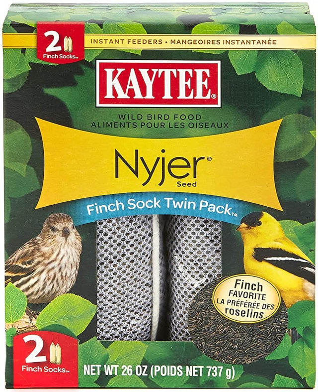 Kaytee Nyjer Seed Finch Sock Twin Pack - PetMountain.com