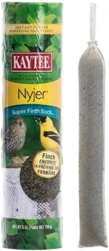 Kaytee Nyjer Super Finch Sock Instant Feeder with Wild Bird Food - PetMountain.com