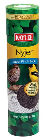 75 oz (3 x 25 oz) Kaytee Nyjer Super Finch Sock Instant Feeder with Wild Bird Food