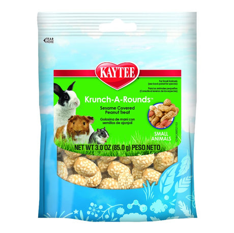 18 oz (6 x 3 oz) Kaytee Fiesta Krunch-A-Rounds Treat for Small Animals