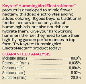64 oz Kaytee ElectroNectar Hummingbird Nectar