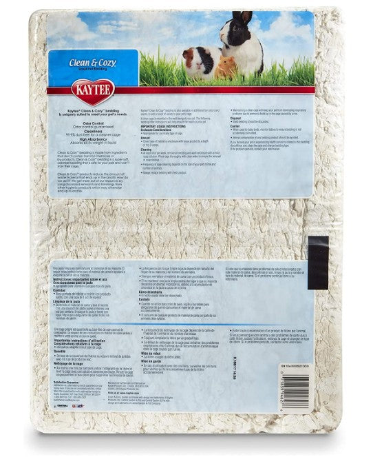 147.6 liter (3 x 49.2 L) Kaytee Clean and Cozy Small Pet Bedding