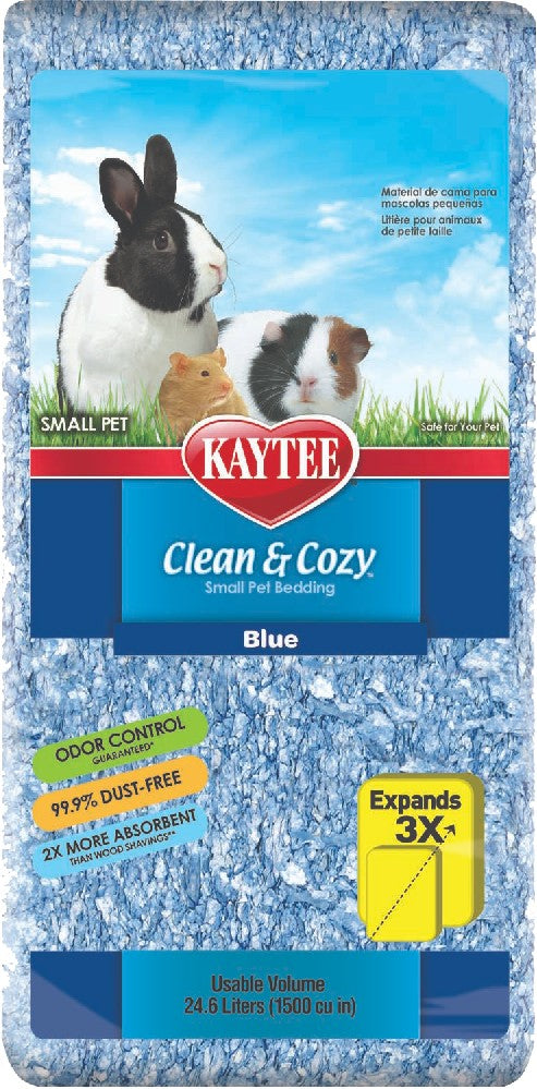 24.6 liter Kaytee Clean and Cozy Small Pet Bedding Blue