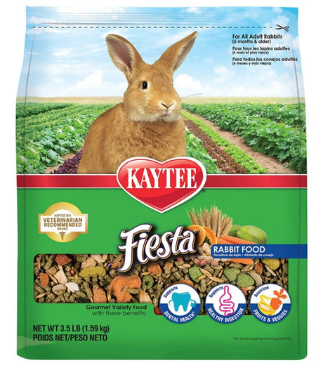 3.5 lb Kaytee Fiesta Gourmet Variety Diet for Rabbits