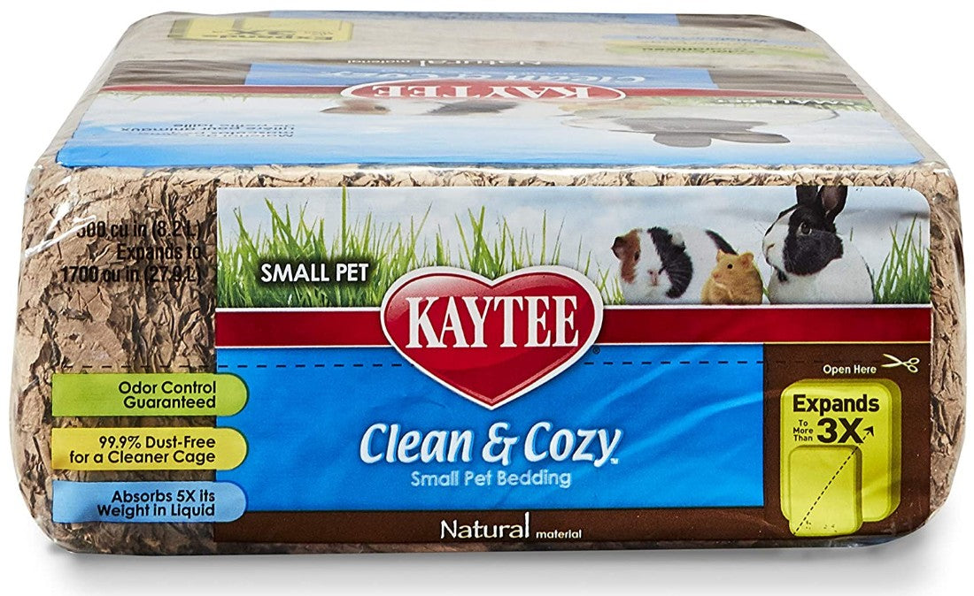 98.4 liter (2 x 49.2 L) Kaytee Clean and Cozy Small Pet Bedding Natural Material