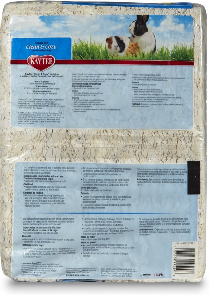 170 liter (2 x 85 L) Kaytee Clean and Cozy Small Pet Bedding