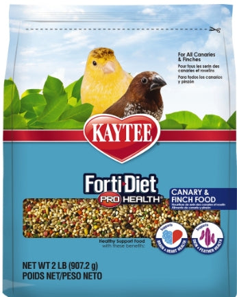12 lb (6 x 2 lb) Kaytee Forti Diet Pro Health Canary and Finch Food