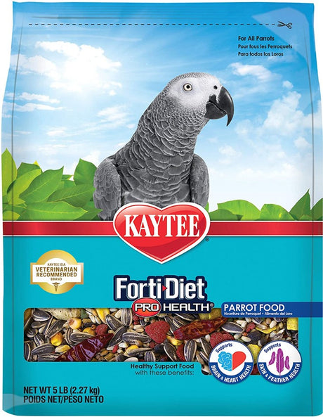 20 lb (4 x 5 lb) Kaytee Forti Diet Pro Health Parrot Healthy Support Diet