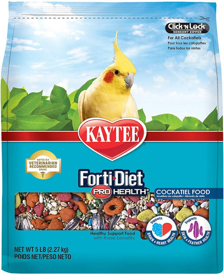 5 lb Kaytee Forti Diet Pro Health Cockatiel Food