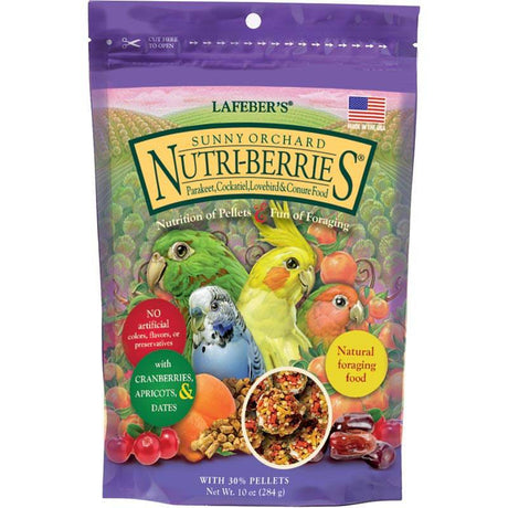 Lafeber Sunny Orchard Nutri-Berries Parakeet, Cockatiel and Conure Food - PetMountain.com