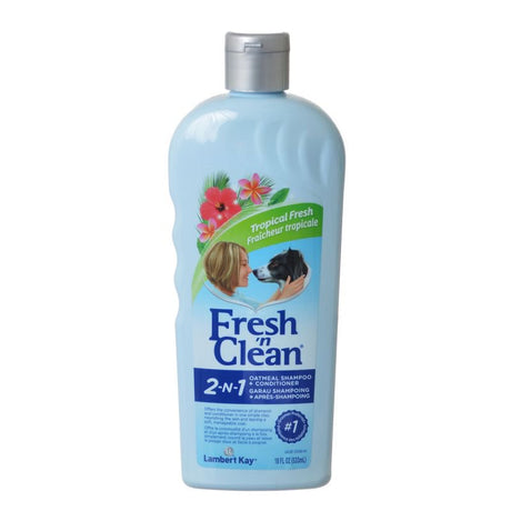 Fresh n Clean 2-in-1 Oatmeal and Baking Soda Conditioning Shampoo Tropical Scent - PetMountain.com