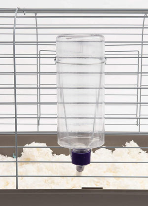 Lixit Deluxe Heavy Duty Plastic Bottle with Wire Holder Clear - PetMountain.com