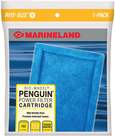 1 count Marineland Rite-Size B Cartridge (Penguin 110B, 125B and 150B)