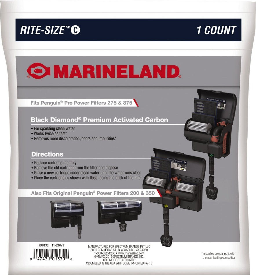 Marineland Penguin Power Filter Cartridge Rite-Size C - PetMountain.com