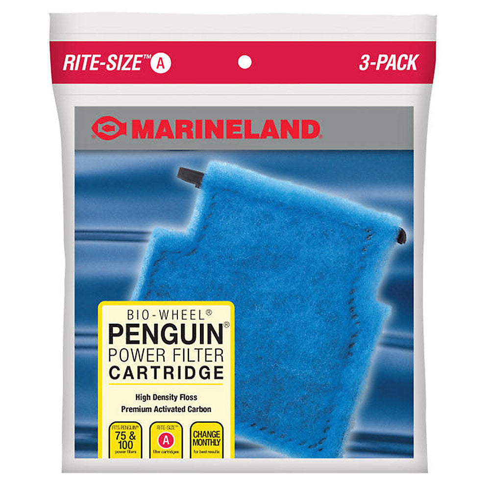 12 count (4 x 3 ct) Marineland Rite-Size A Cartridge (Penguin 99B, 100B and Mini)