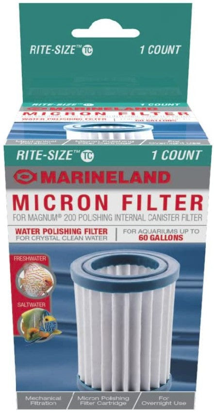 3 count Marineland Micron Cartridge for Magnum 200 Canister Filters