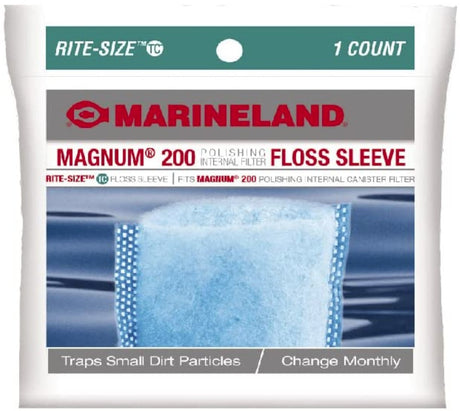 1 count Marineland Rite-Size TC Floss Sleeve for Magnum 200 Polishing Internal Filters