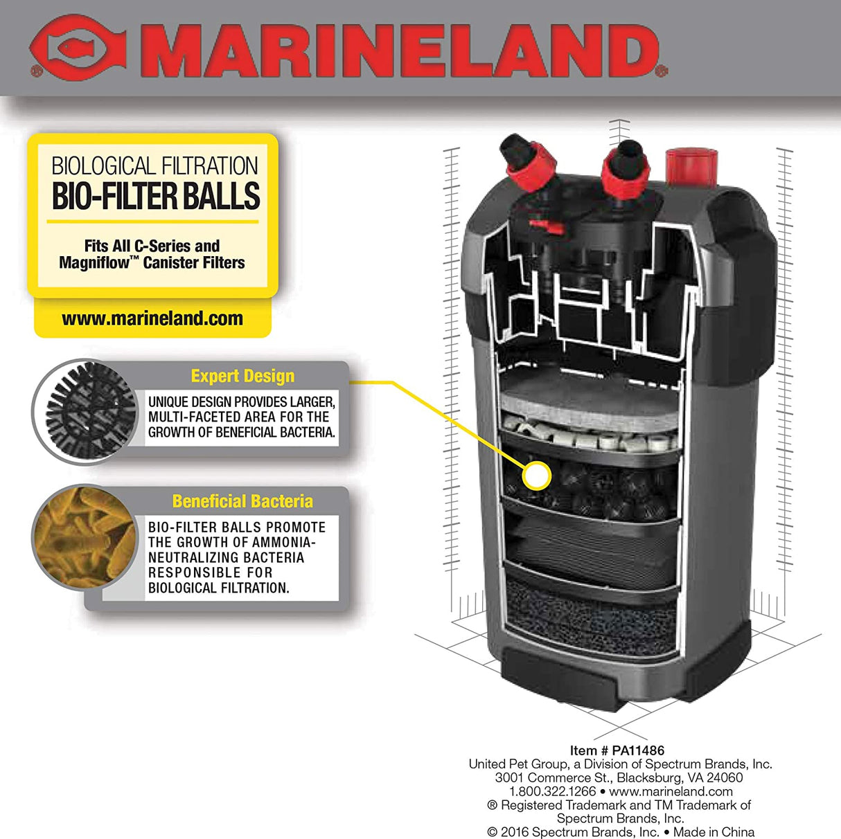 90 count Marineland Bio-Filter Balls for Magniflow and C-Series Filters