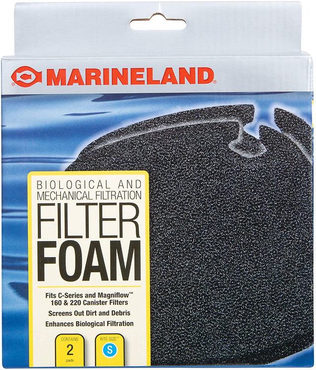 10 count (5 x 2 ct) Marineland Rite Size S Filter Foam for Magniflow and C-Series Filters