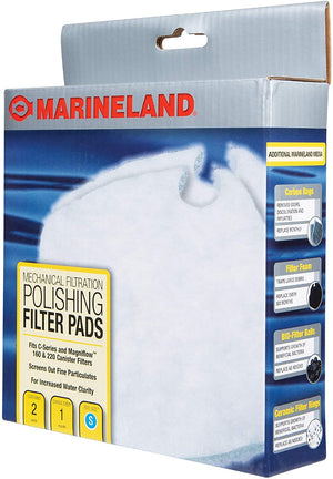 6 count (3 x 2 ct) Marineland Polishing Filter Pads for Canister Filters Rite-Size S