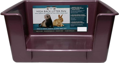 4 count Marshall Ferret High Back Litter Pan Assorted Colors