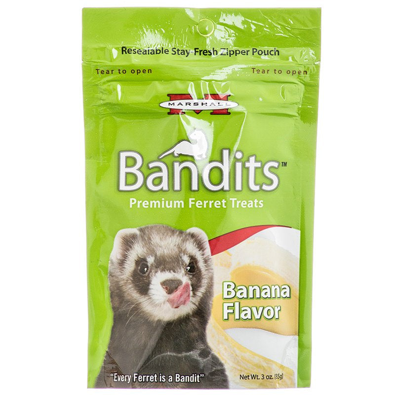 Marshall Bandits Premium Ferret Treats Banana Flavor - PetMountain.com