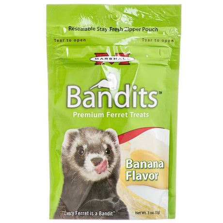 Marshall Bandits Premium Ferret Treats Banana Flavor - PetMountain.com