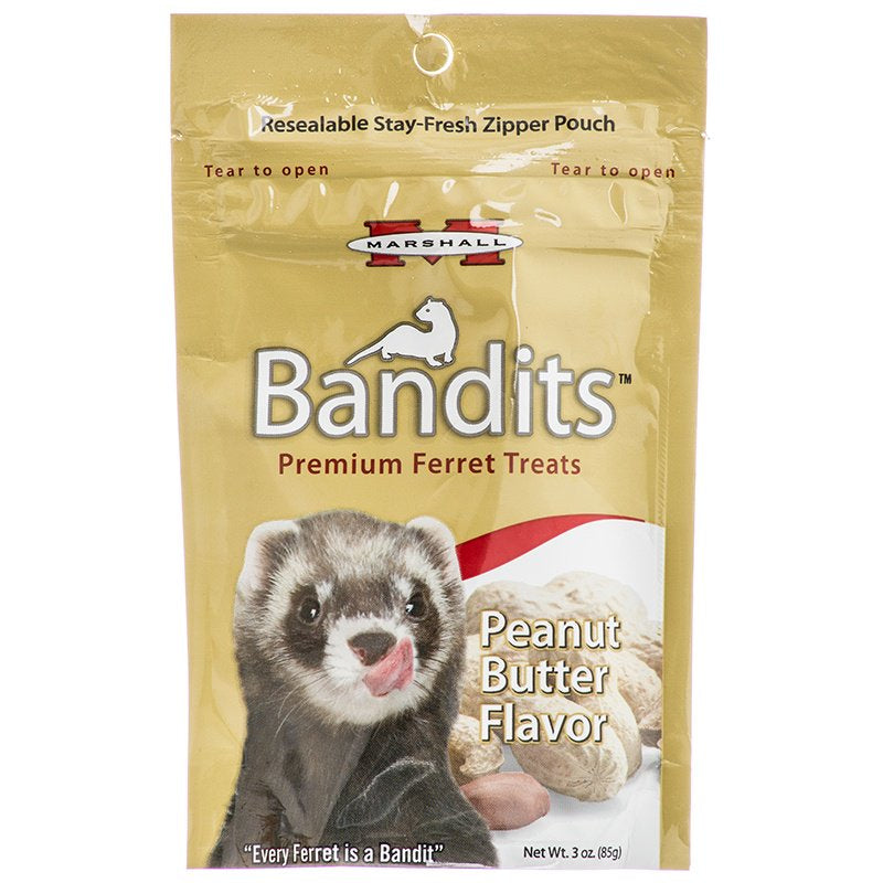 Marshall Bandits Premium Ferret Treats Peanut Butter Flavor - PetMountain.com