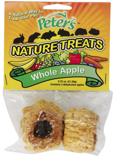 8 count (4 x 2 ct) Marshall Peters Nature Treats Whole Apple